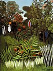 Henri Rousseau Exotic Landscape 1908 painting